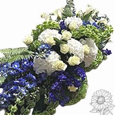 Blue White &amp; Green Spray